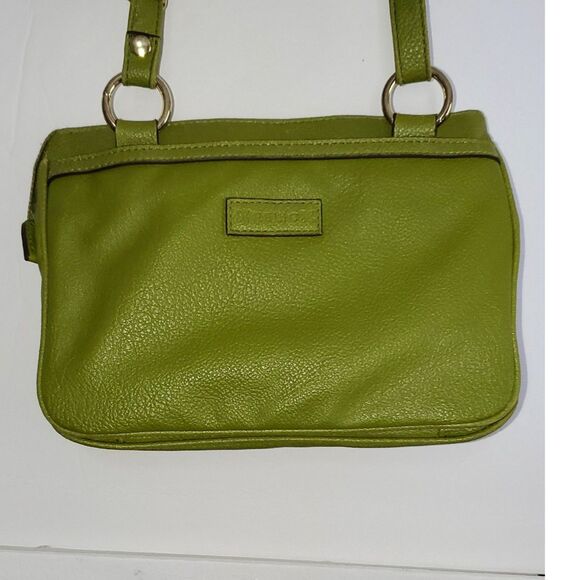 A Relic Crossbody Purse Olive Green Organizer Cottage Core Retro Adjustable - Picture 7 of 13